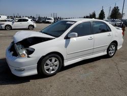 Salvage cars for sale from Copart Rancho Cucamonga, CA: 2007 Toyota Corolla CE