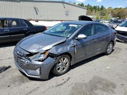 Salvage cars for sale from Copart Exeter, RI: 2019 Hyundai Elantra SEL