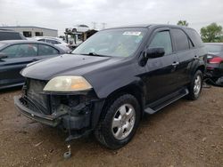 Salvage cars for sale at Elgin, IL auction: 2004 Acura MDX
