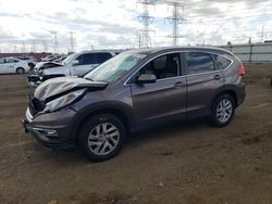 Salvage cars for sale at Elgin, IL auction: 2015 Honda CR-V EXL
