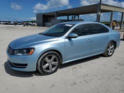 Salvage cars for sale from Copart West Palm Beach, FL: 2012 Volkswagen Passat SE