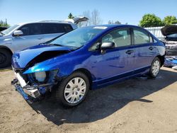 Salvage cars for sale at Bowmanville, ON auction: 2006 Honda Civic DX VP