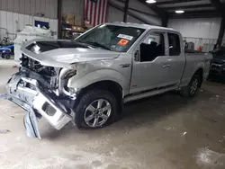 Salvage trucks for sale at West Mifflin, PA auction: 2016 Ford F150 Super Cab