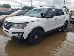 Ford Explorer salvage cars for sale: 2017 Ford Explorer Police Interceptor