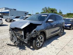 Salvage cars for sale at Opa Locka, FL auction: 2019 KIA Sorento EX