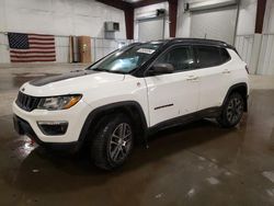 Salvage cars for sale at Avon, MN auction: 2018 Jeep Compass Trailhawk