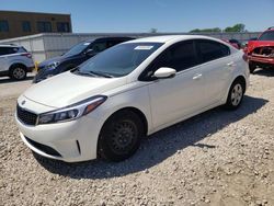 Salvage cars for sale at Kansas City, KS auction: 2017 KIA Forte LX