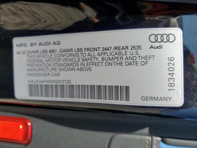 2022 Audi A4 Premium Plus 45