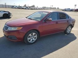 Salvage cars for sale from Copart Fresno, CA: 2009 KIA Optima LX