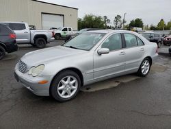 Salvage cars for sale at Woodburn, OR auction: 2002 Mercedes-Benz C 240