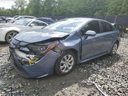 Salvage cars for sale at Waldorf, MD auction: 2020 Toyota Corolla LE