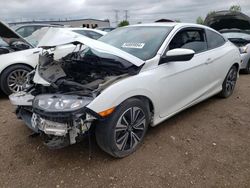 Salvage cars for sale at Elgin, IL auction: 2017 Honda Civic EX