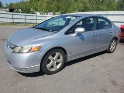 Salvage cars for sale at Assonet, MA auction: 2008 Honda Civic EXL