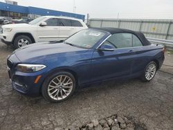 Salvage cars for sale at Woodhaven, MI auction: 2016 BMW 228 XI Sulev