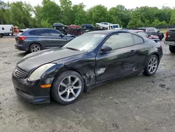 Salvage cars for sale from Copart Waldorf, MD: 2003 Infiniti G35