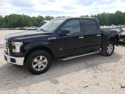 Salvage cars for sale from Copart Charles City, VA: 2016 Ford F150 Supercrew