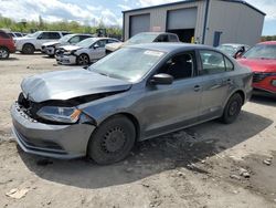 Salvage cars for sale at Duryea, PA auction: 2016 Volkswagen Jetta S