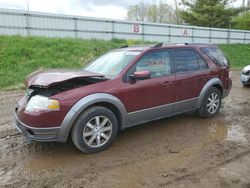 Salvage cars for sale at Davison, MI auction: 2008 Ford Taurus X SEL