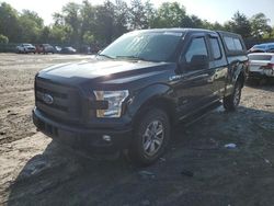 Salvage cars for sale at Madisonville, TN auction: 2015 Ford F150 Super Cab