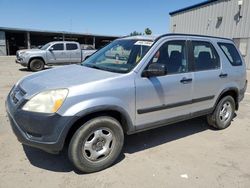 Salvage cars for sale at Fresno, CA auction: 2003 Honda CR-V LX