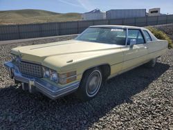 Salvage cars for sale at Reno, NV auction: 1974 Cadillac Deville