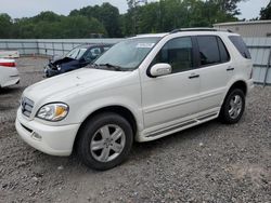 Salvage cars for sale at Augusta, GA auction: 2005 Mercedes-Benz ML 350