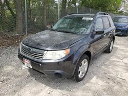 Salvage cars for sale at Cicero, IN auction: 2009 Subaru Forester 2.5X Premium