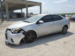 Salvage cars for sale at West Palm Beach, FL auction: 2014 Toyota Corolla L
