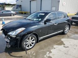 Salvage cars for sale from Copart New Orleans, LA: 2016 Infiniti QX50