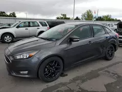 Salvage cars for sale at Littleton, CO auction: 2016 Ford Focus SE