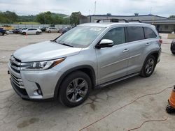 Toyota Highlander Limited salvage cars for sale: 2017 Toyota Highlander Limited