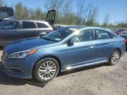 Salvage cars for sale from Copart Leroy, NY: 2015 Hyundai Sonata Sport