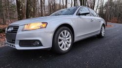 Salvage cars for sale from Copart Candia, NH: 2012 Audi A4 Premium