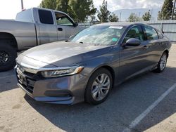 Salvage cars for sale at Rancho Cucamonga, CA auction: 2018 Honda Accord LX