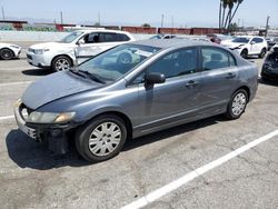 Salvage cars for sale from Copart Van Nuys, CA: 2010 Honda Civic VP