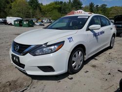 Salvage cars for sale at Mendon, MA auction: 2016 Nissan Altima 2.5