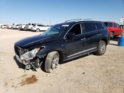 Salvage cars for sale from Copart Amarillo, TX: 2014 Infiniti QX60