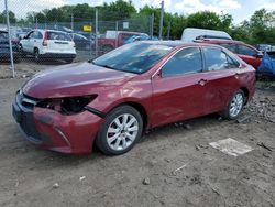 Salvage cars for sale at Chalfont, PA auction: 2017 Toyota Camry LE