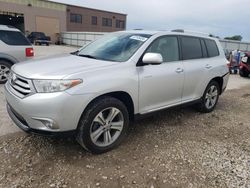 Salvage cars for sale from Copart Kansas City, KS: 2012 Toyota Highlander Limited