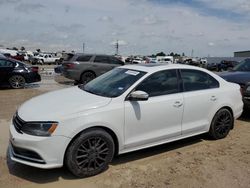 Salvage cars for sale from Copart Houston, TX: 2016 Volkswagen Jetta SE