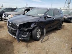 Salvage cars for sale at Elgin, IL auction: 2016 KIA Sorento LX