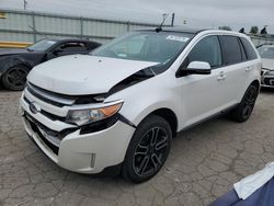 Salvage cars for sale at Dyer, IN auction: 2013 Ford Edge SEL