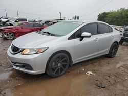 Salvage cars for sale at Oklahoma City, OK auction: 2015 Honda Civic SE