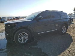 Salvage cars for sale at San Diego, CA auction: 2022 Ford Explorer XLT