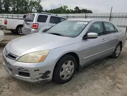 Salvage cars for sale at Spartanburg, SC auction: 2007 Honda Accord LX