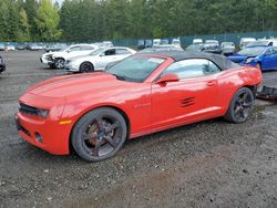 Salvage cars for sale from Copart Graham, WA: 2013 Chevrolet Camaro LT