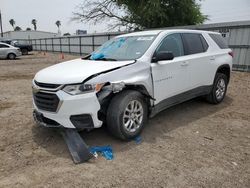 Salvage cars for sale at Mercedes, TX auction: 2021 Chevrolet Traverse LS