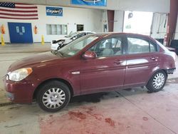 Salvage cars for sale at Angola, NY auction: 2007 Hyundai Accent GLS