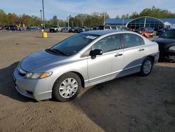 Salvage cars for sale at East Granby, CT auction: 2010 Honda Civic VP