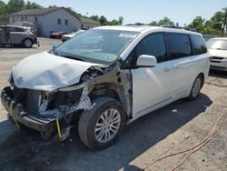 Salvage cars for sale at York Haven, PA auction: 2015 Toyota Sienna XLE